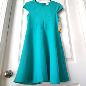 GB Girls Green Turquoise Casual Dress, XL
